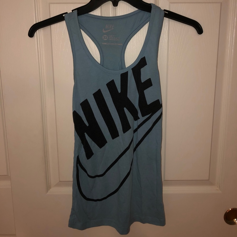 Nike: Blue Tank top